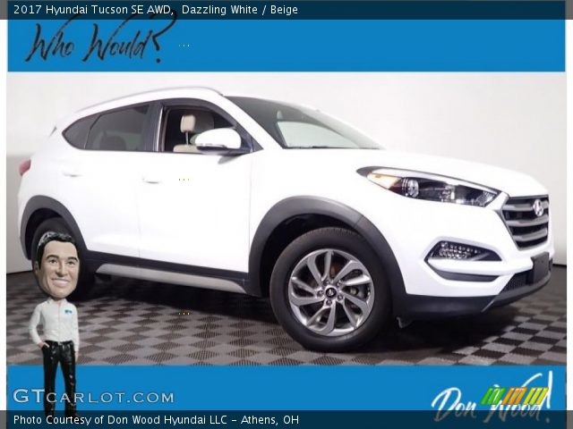 2017 Hyundai Tucson SE AWD in Dazzling White
