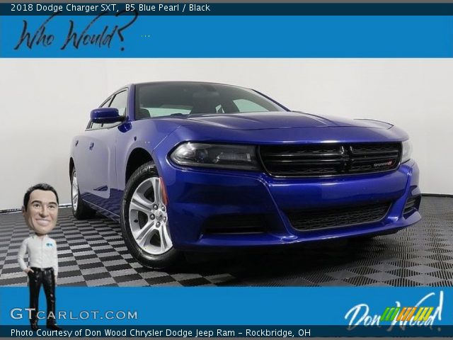 2018 Dodge Charger SXT in B5 Blue Pearl