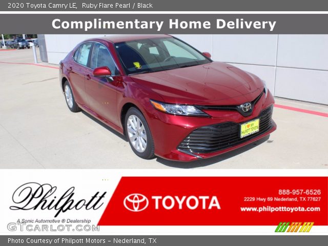 2020 Toyota Camry LE in Ruby Flare Pearl