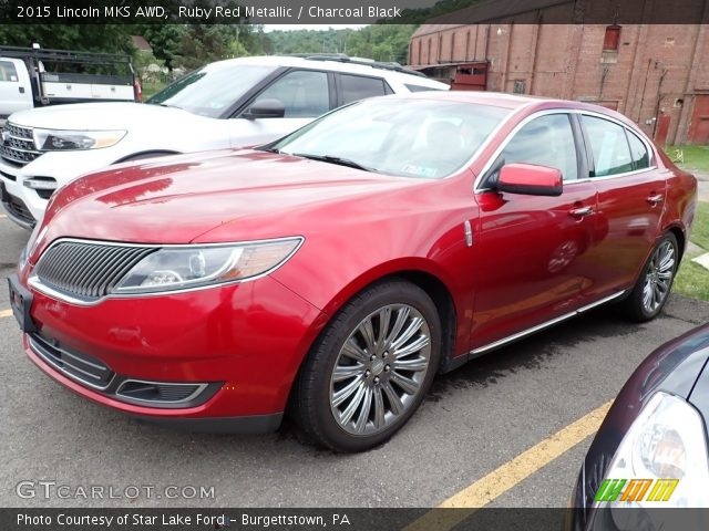 2015 Lincoln MKS AWD in Ruby Red Metallic