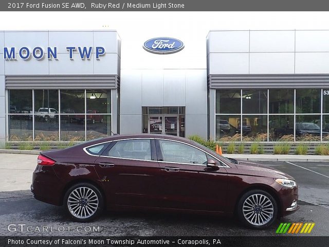 2017 Ford Fusion SE AWD in Ruby Red