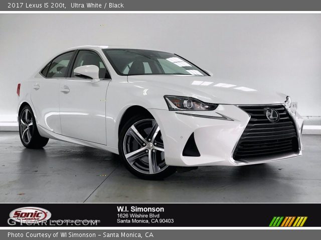 2017 Lexus IS 200t in Ultra White