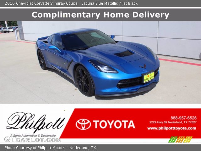 2016 Chevrolet Corvette Stingray Coupe in Laguna Blue Metallic