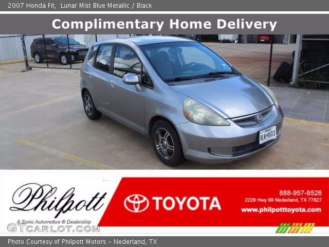 2007 Honda Fit  in Lunar Mist Blue Metallic