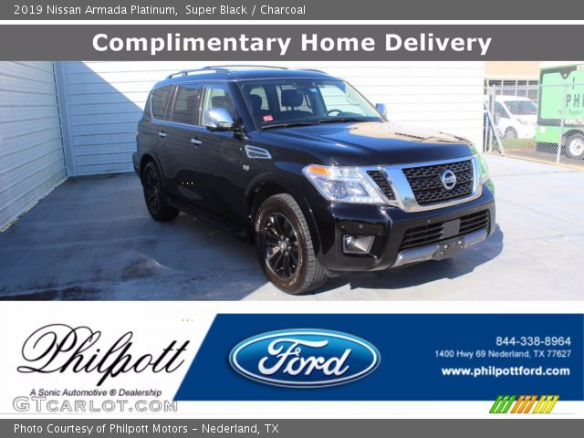 2019 Nissan Armada Platinum in Super Black