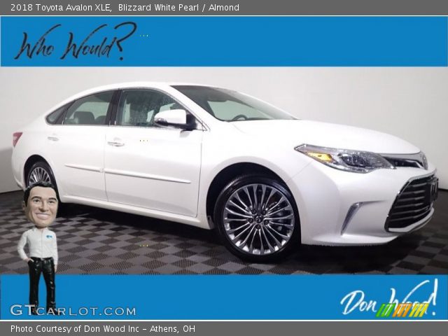 2018 Toyota Avalon XLE in Blizzard White Pearl