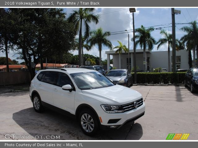 2018 Volkswagen Tiguan S in Pure White