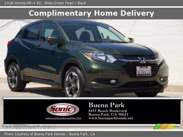 2018 Honda HR-V EX in Misty Green Pearl