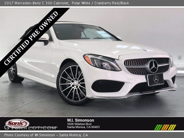 2017 Mercedes-Benz C 300 Cabriolet in Polar White