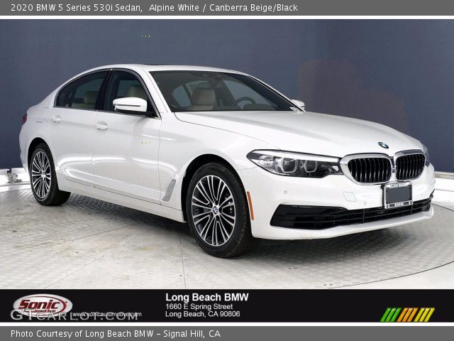 2020 BMW 5 Series 530i Sedan in Alpine White