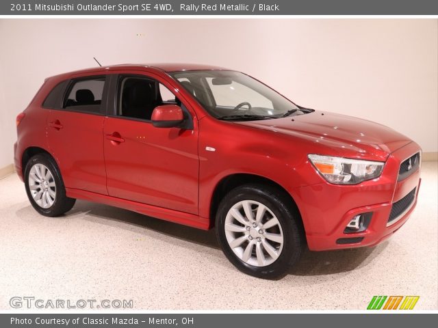 2011 Mitsubishi Outlander Sport SE 4WD in Rally Red Metallic