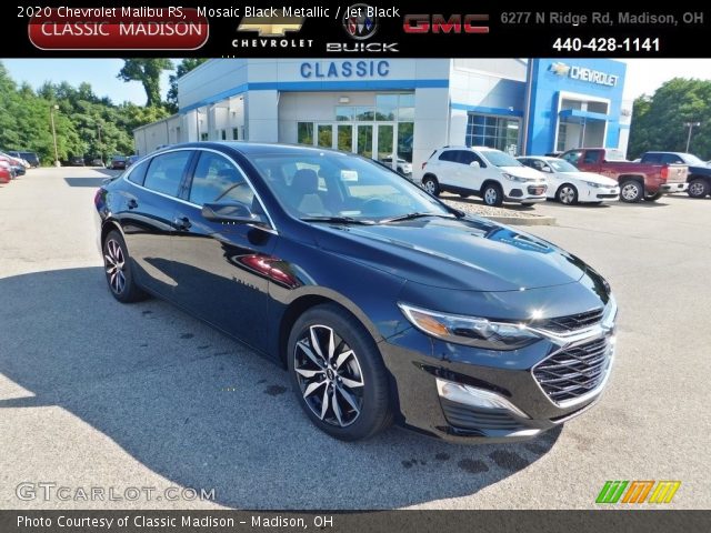 2020 Chevrolet Malibu RS in Mosaic Black Metallic