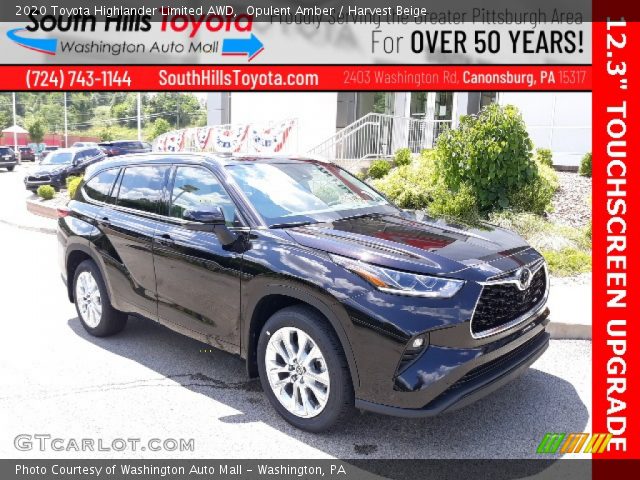 2020 Toyota Highlander Limited AWD in Opulent Amber