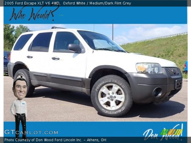 2005 Ford Escape XLT V6 4WD in Oxford White