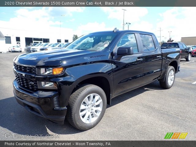 2020 Chevrolet Silverado 1500 Custom Crew Cab 4x4 in Black
