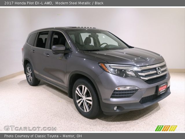 2017 Honda Pilot EX-L AWD in Modern Steel Metallic