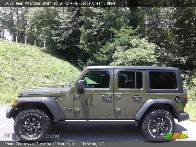 2020 Jeep Wrangler Unlimited Willys 4x4 in Sarge Green