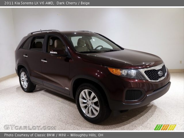 2011 Kia Sorento LX V6 AWD in Dark Cherry