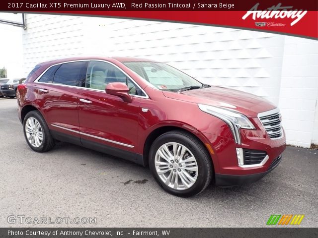 2017 Cadillac XT5 Premium Luxury AWD in Red Passion Tintcoat