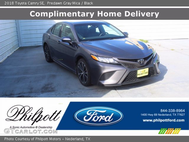 2018 Toyota Camry SE in Predawn Gray Mica