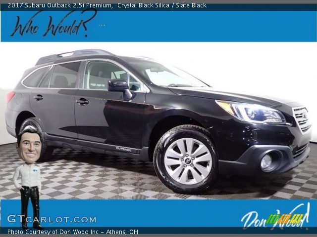 2017 Subaru Outback 2.5i Premium in Crystal Black Silica
