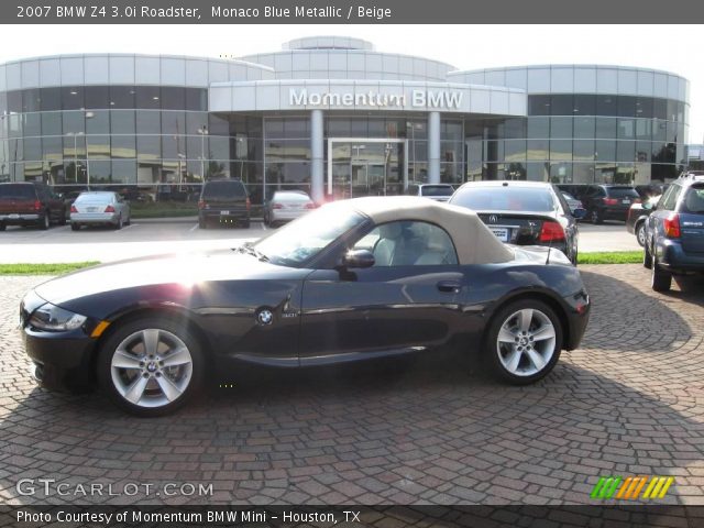 2007 BMW Z4 3.0i Roadster in Monaco Blue Metallic