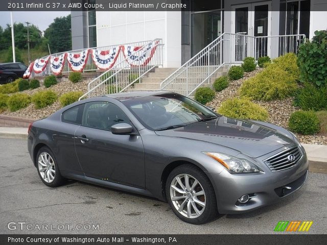 2011 Infiniti G 37 x AWD Coupe in Liquid Platinum