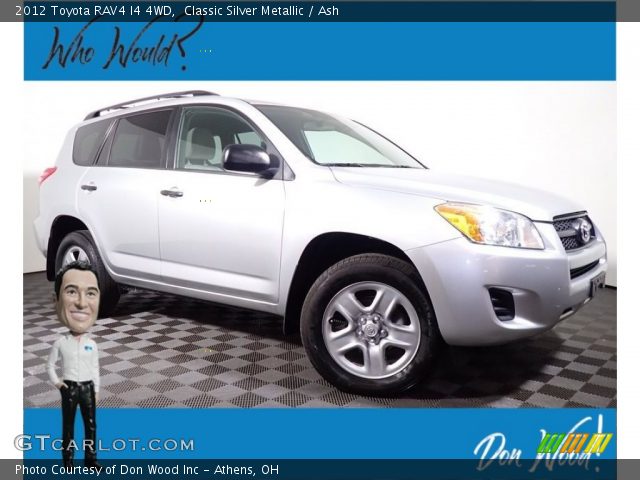 2012 Toyota RAV4 I4 4WD in Classic Silver Metallic