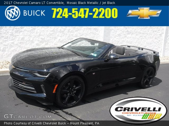 2017 Chevrolet Camaro LT Convertible in Mosaic Black Metallic
