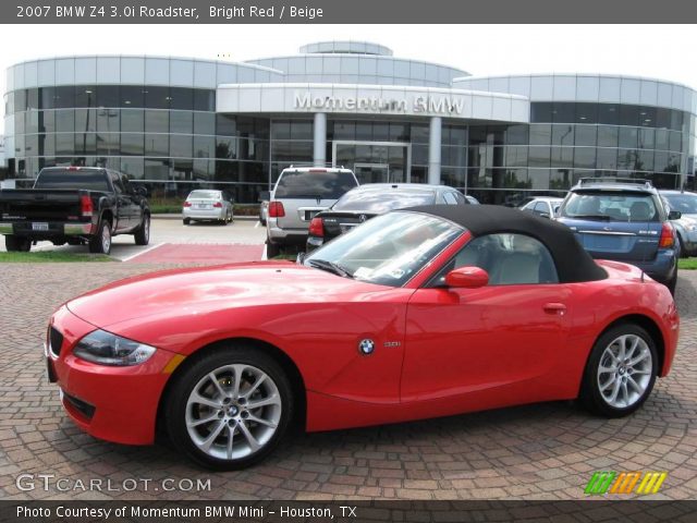 2007 BMW Z4 3.0i Roadster in Bright Red