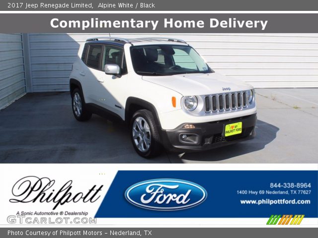 2017 Jeep Renegade Limited in Alpine White