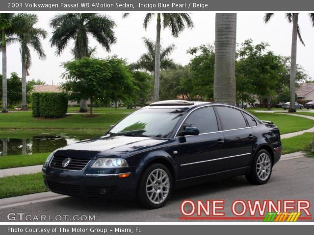 2003 Volkswagen Passat W8 4Motion Sedan in Indigo Blue Pearl