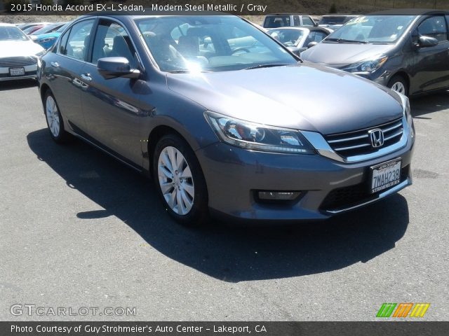 2015 Honda Accord EX-L Sedan in Modern Steel Metallic