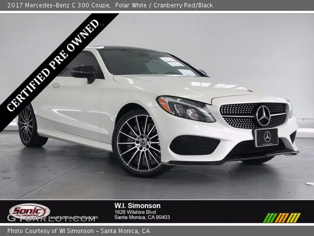 2017 Mercedes-Benz C 300 Coupe in Polar White