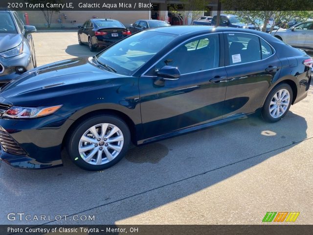 2020 Toyota Camry LE in Galactic Aqua Mica