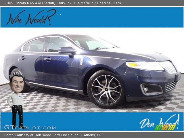 2009 Lincoln MKS AWD Sedan in Dark Ink Blue Metallic