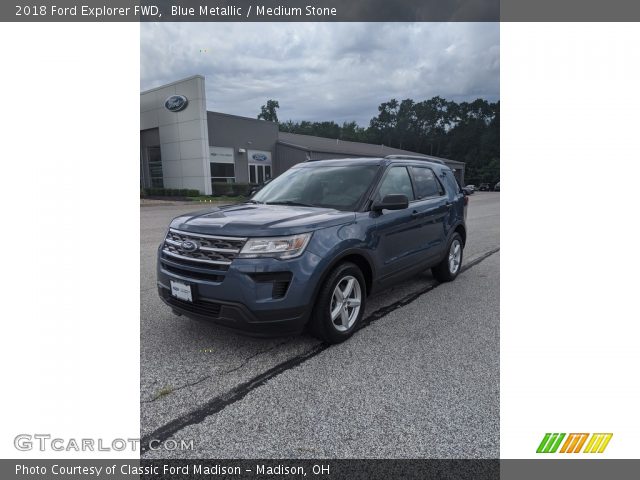 2018 Ford Explorer FWD in Blue Metallic