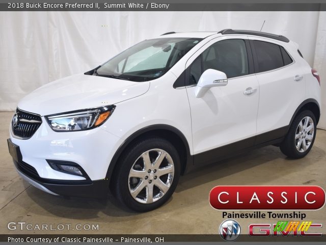 2018 Buick Encore Preferred II in Summit White