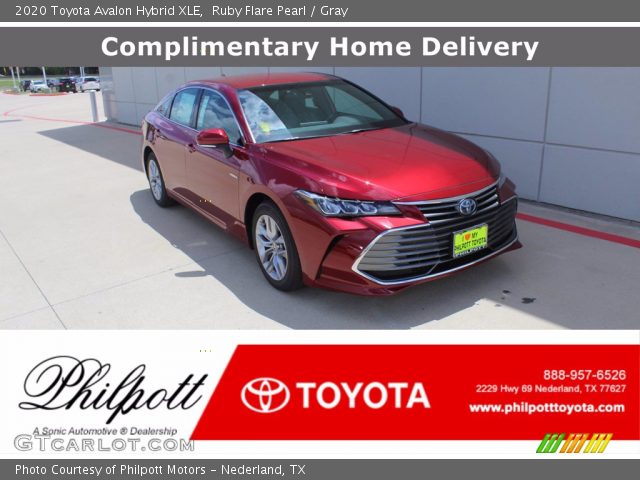 2020 Toyota Avalon Hybrid XLE in Ruby Flare Pearl