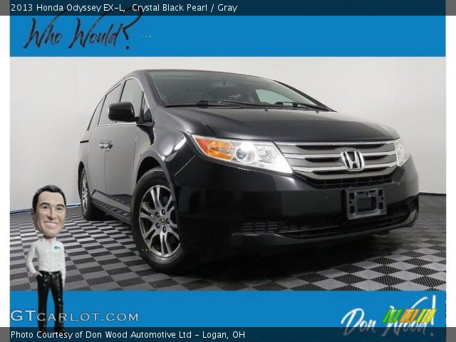 2013 Honda Odyssey EX-L in Crystal Black Pearl