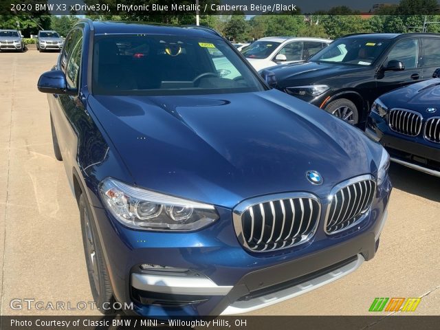 2020 BMW X3 xDrive30i in Phytonic Blue Metallic