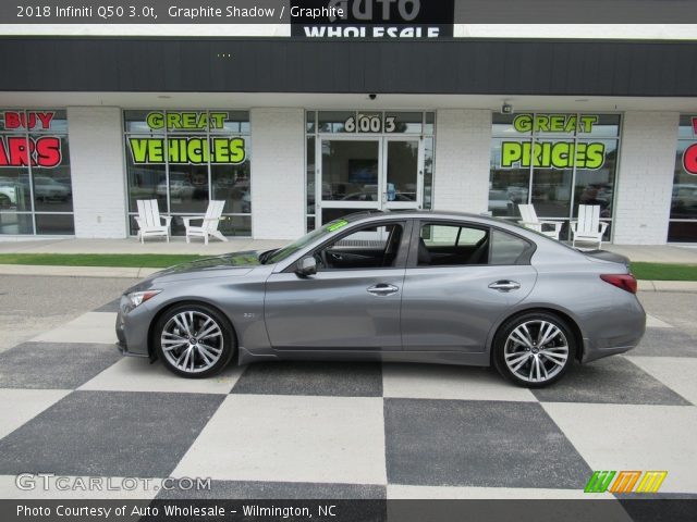 2018 Infiniti Q50 3.0t in Graphite Shadow
