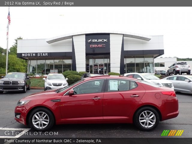 2012 Kia Optima LX in Spicy Red