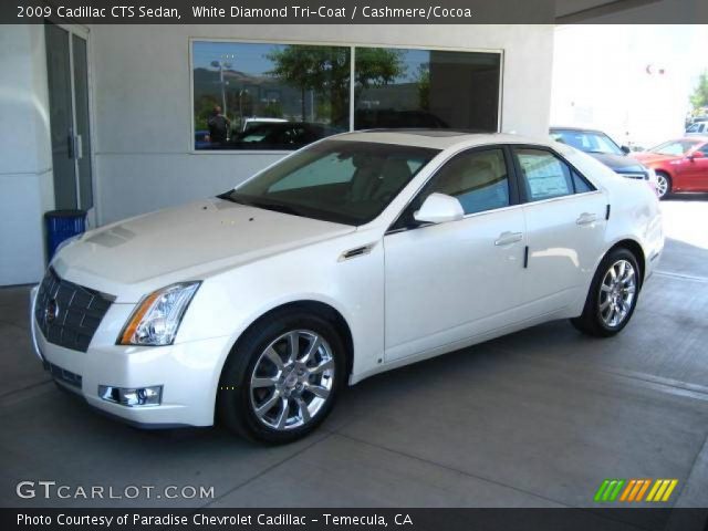 2009 Cadillac CTS Sedan in White Diamond Tri-Coat