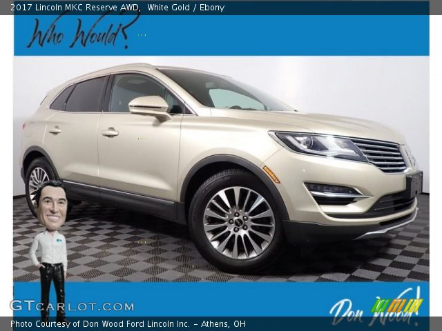 2017 Lincoln MKC Reserve AWD in White Gold