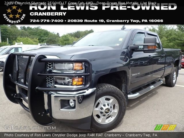 2019 Chevrolet Silverado 2500HD LT Crew Cab 4WD in Deep Ocean Blue Metallic