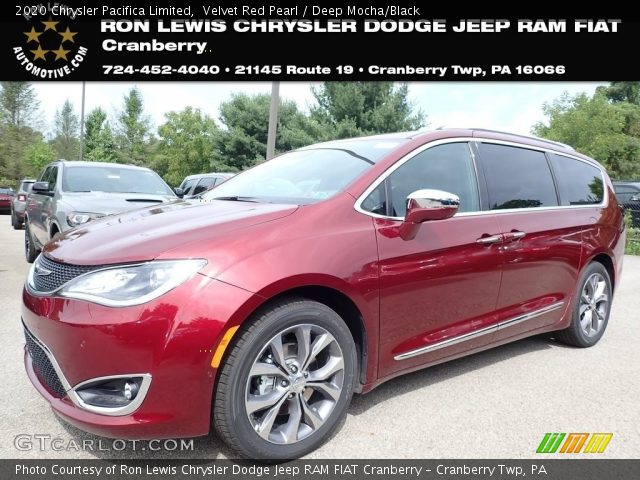 2020 Chrysler Pacifica Limited in Velvet Red Pearl