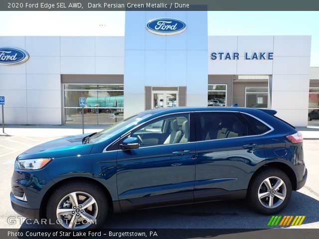 2020 Ford Edge SEL AWD in Dark Persian Green Metallic