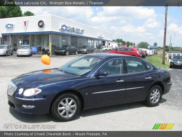 2008 Buick LaCrosse CXL in Midnight Blue Metallic