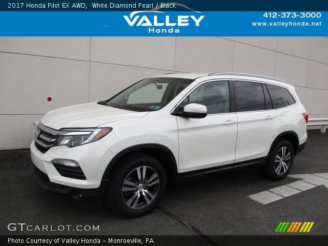 2017 Honda Pilot EX AWD in White Diamond Pearl